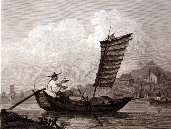 Wirtschaftlichkeit von Zeit und Arbeit, veranschaulicht an einem chinesischen Wasserträger, gestochen von Thomas Medland, veröffentlicht von G. Nicol von William (after) Alexander