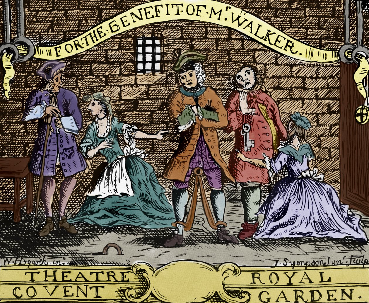 Die Bettleroper von John Gay von William (after) Hogarth