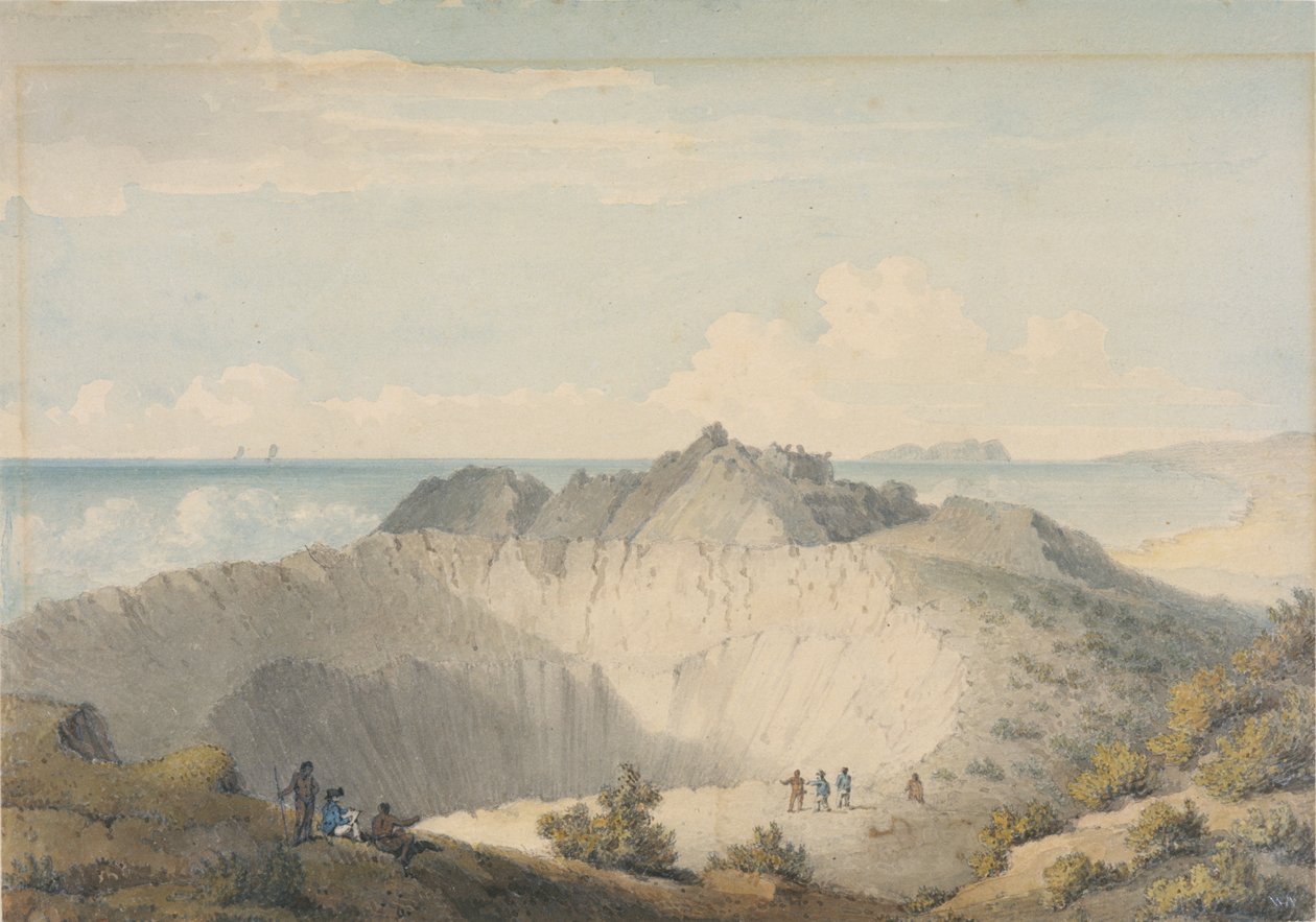 Krater des Gipfels des Mount Worroray, Owhyhee von William Alexander