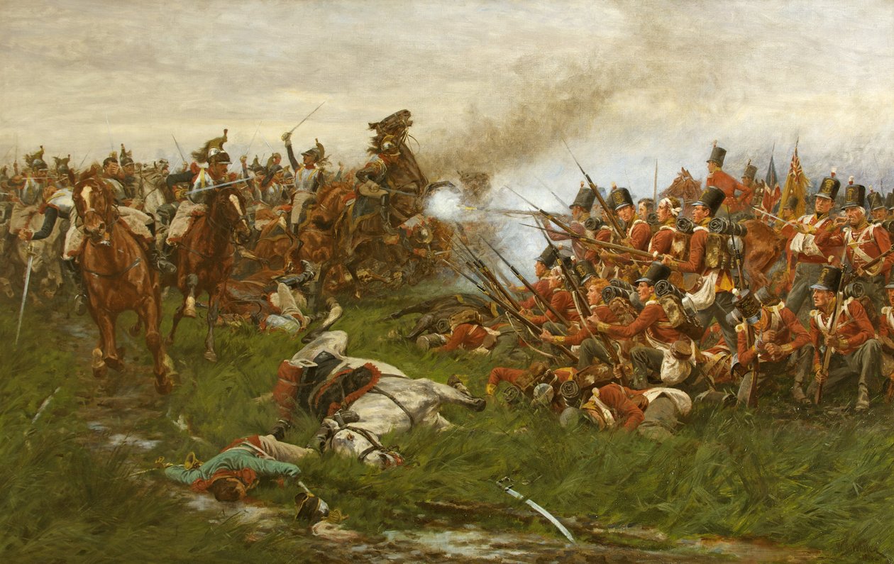Das 28. (1. Gloucestershire Regiment) bei Waterloo von William Barnes Wollen