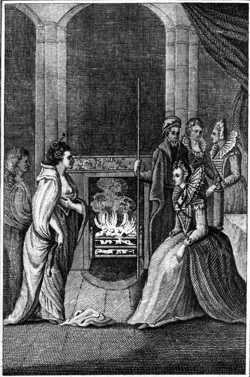 Grana Uile wird Königin Elizabeth vorgestellt, Illustration aus 