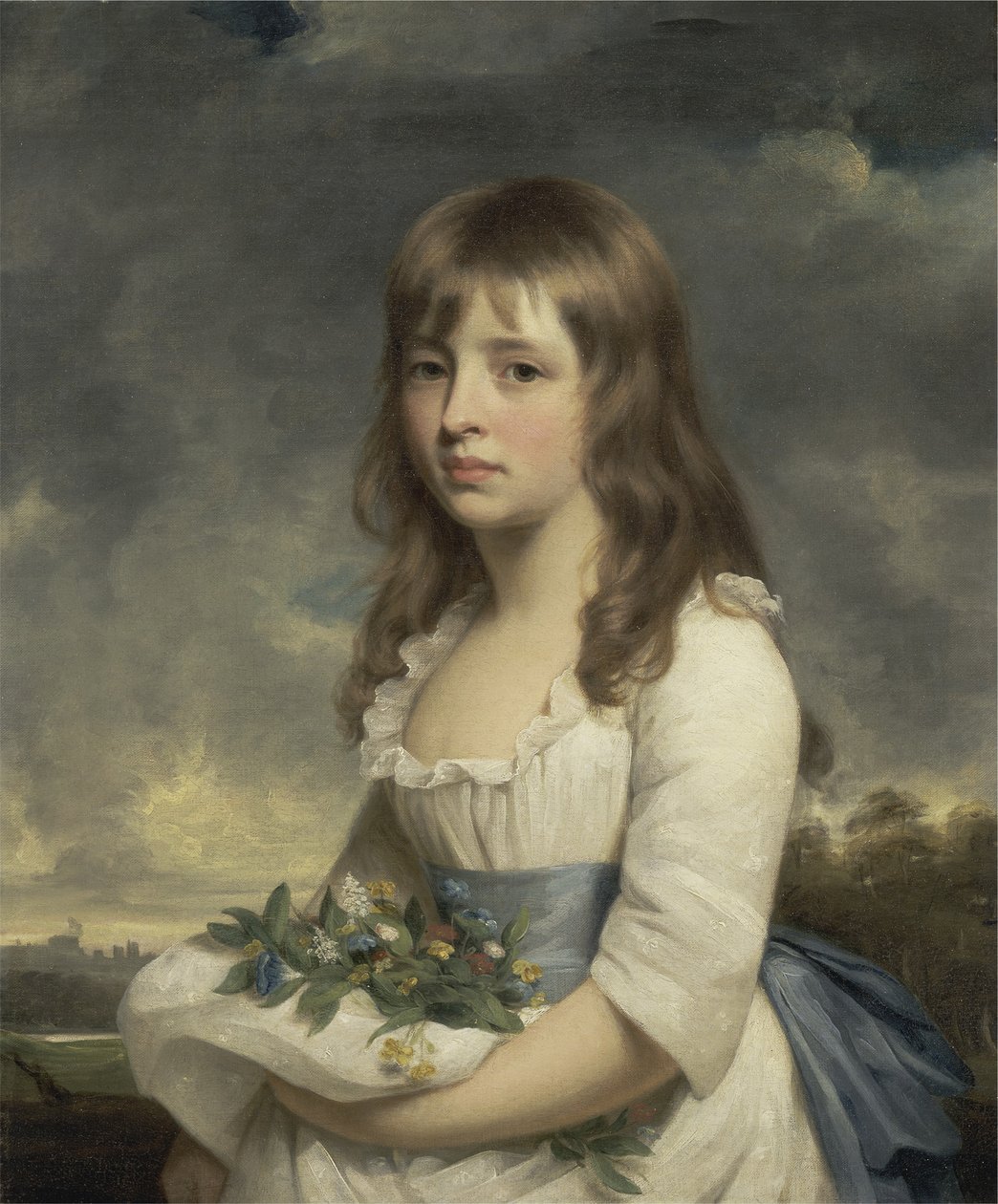 Porträt eines Mädchens, ca. 1790 von William Beechey