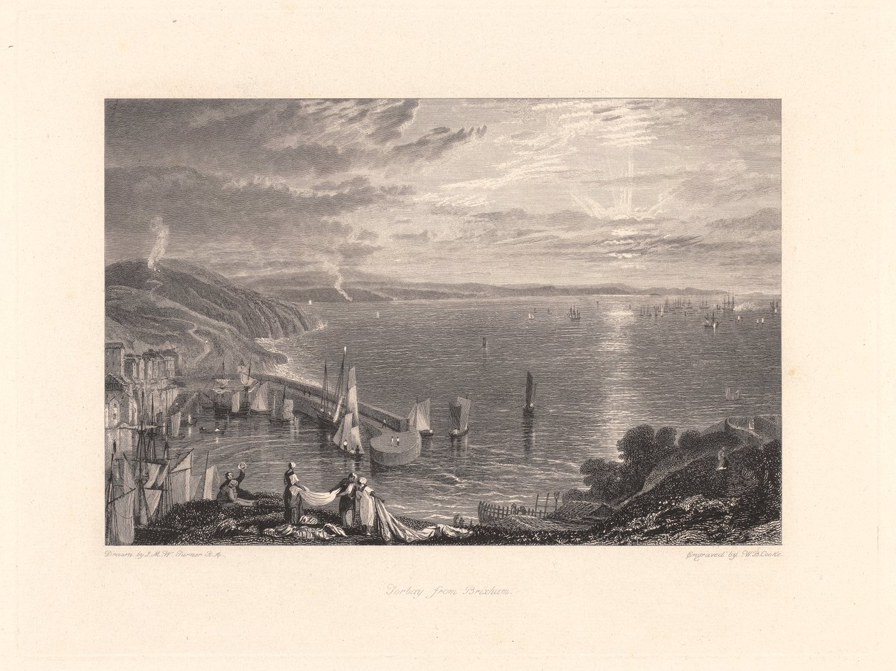 Torbay von Brixham von William Bernard Cooke
