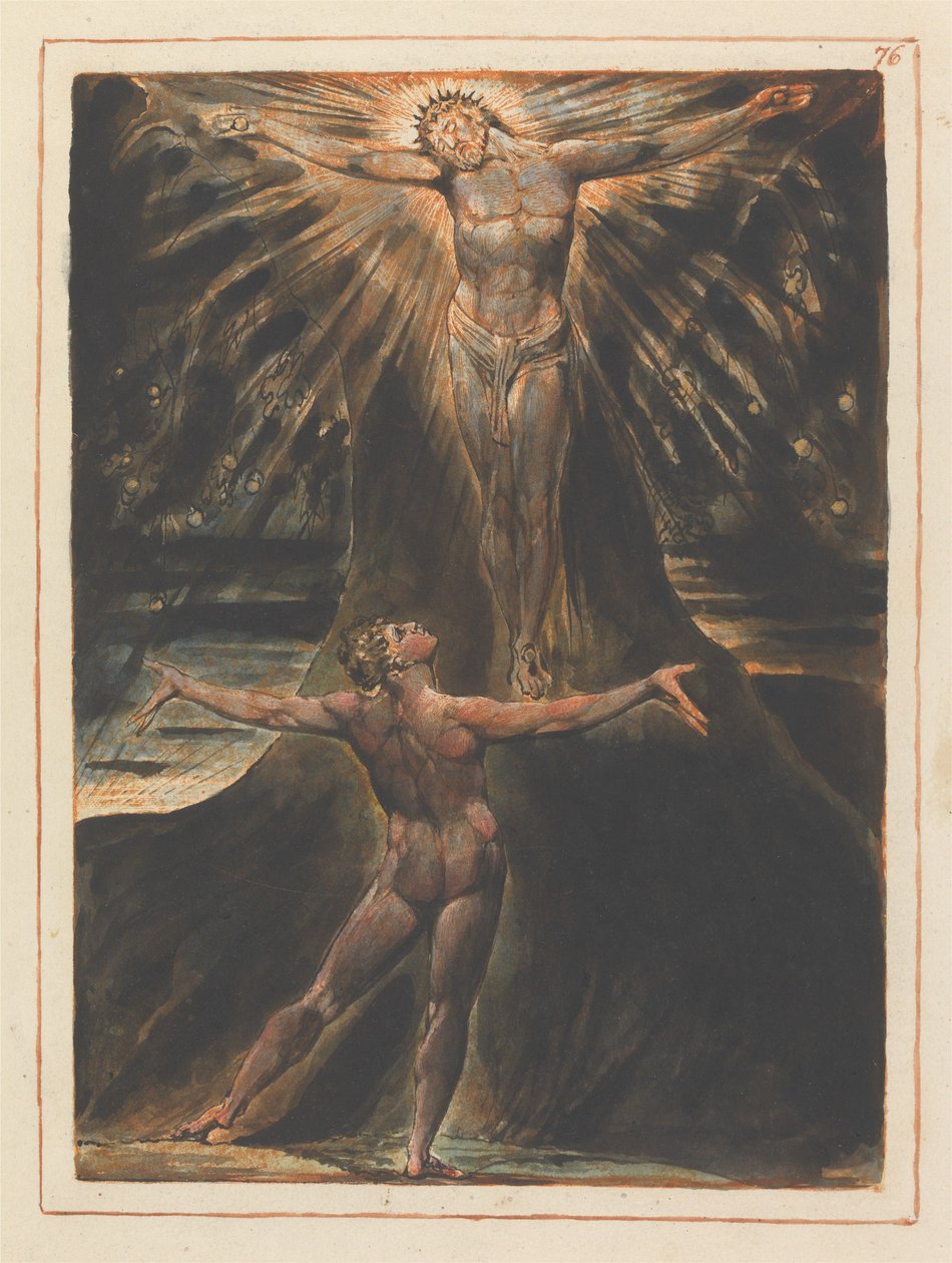 Frontispiz zu Kapitel 4 (Tafel 76) von William Blake