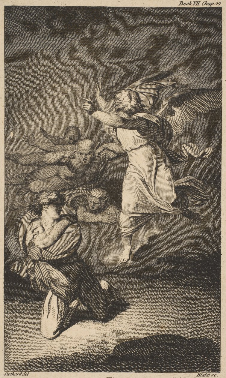 Clarences Traum, Shakespeare, Richard III, Akt 1, Szene 4, 1774 von William Blake