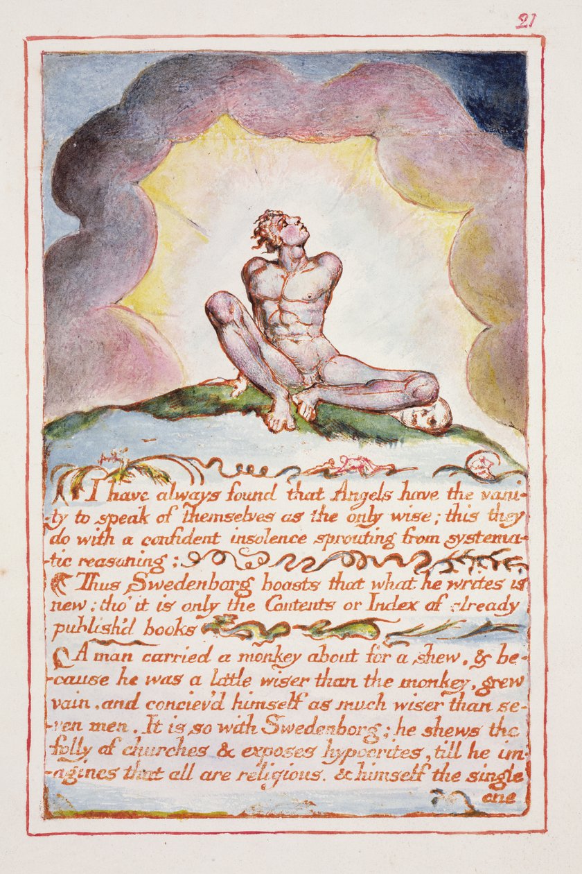 Ich habe immer gefunden, dass Engel haben..., Illustration und Text aus 