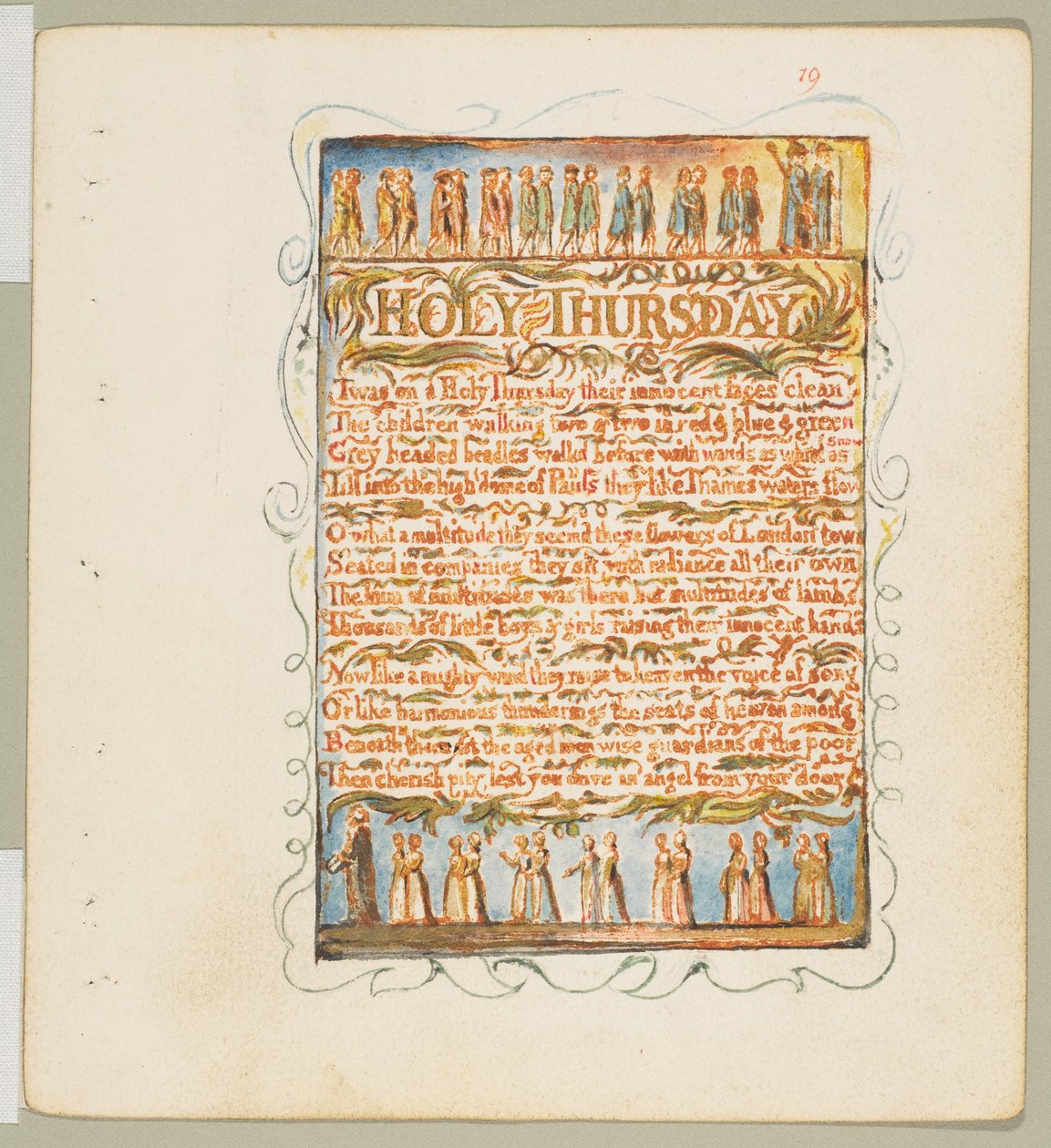 Songs of Innocence: Heiliger Donnerstag von William Blake