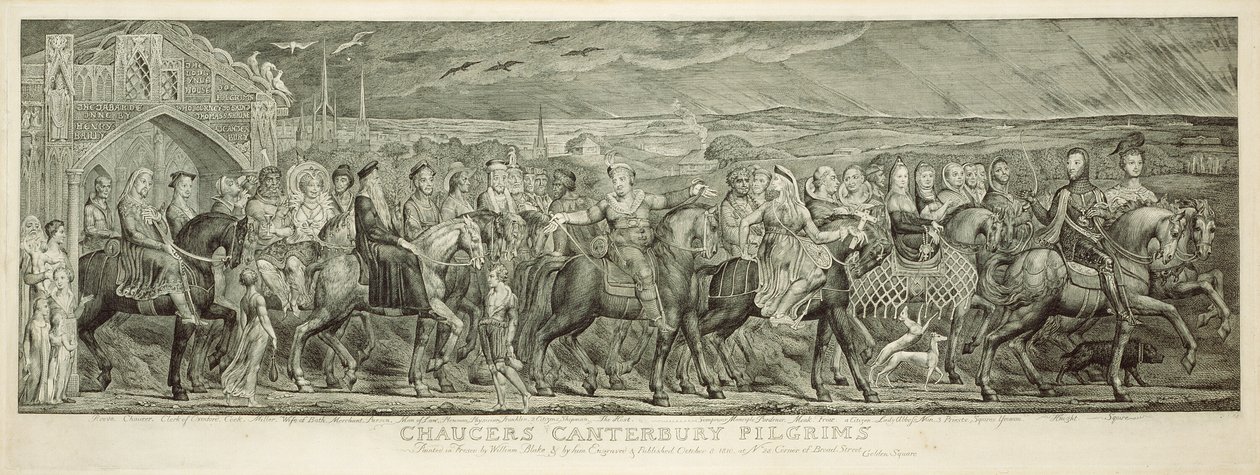 Die Canterbury-Pilger von William Blake