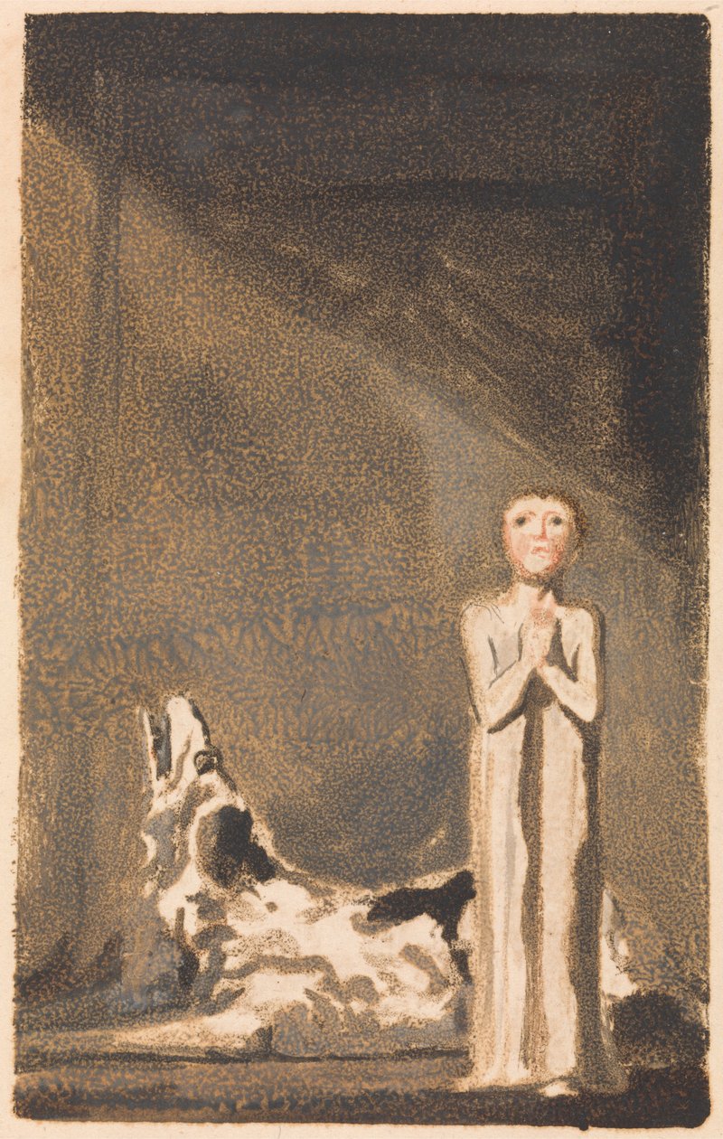 Das erste Buch Urizen, Tafel 24 (Bentley 26) von William Blake