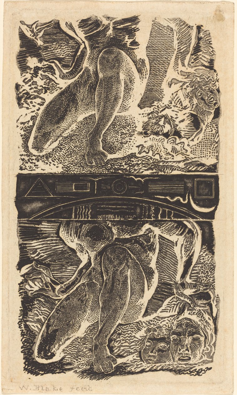 Unbekanntes Thema (Lass ihn in den Himmel schauen und in der hellen Luft lachen) von William Blake