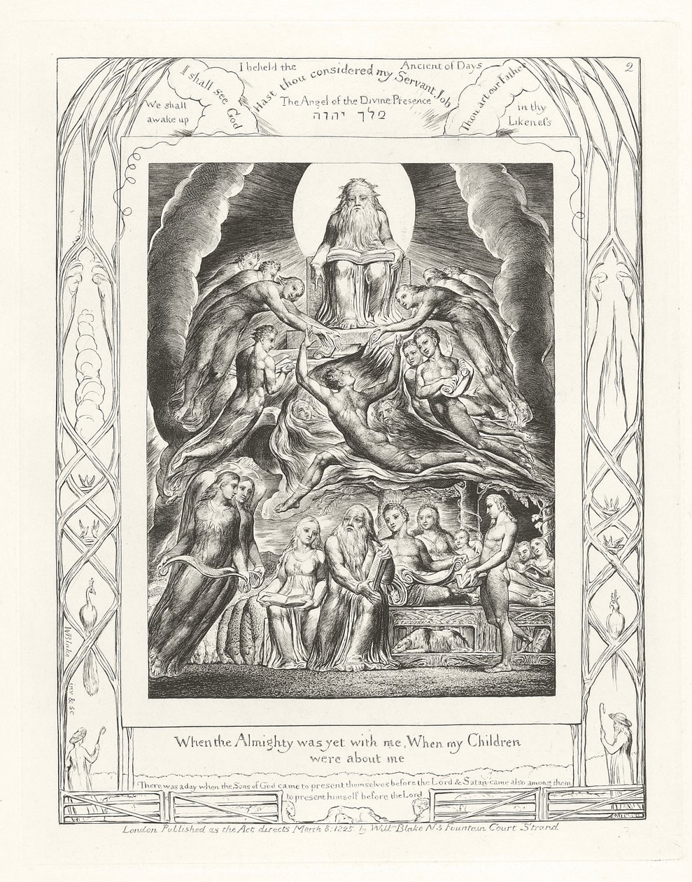 Als der Allmächtige noch bei mir war, als meine Kinder um mich waren von William Blake