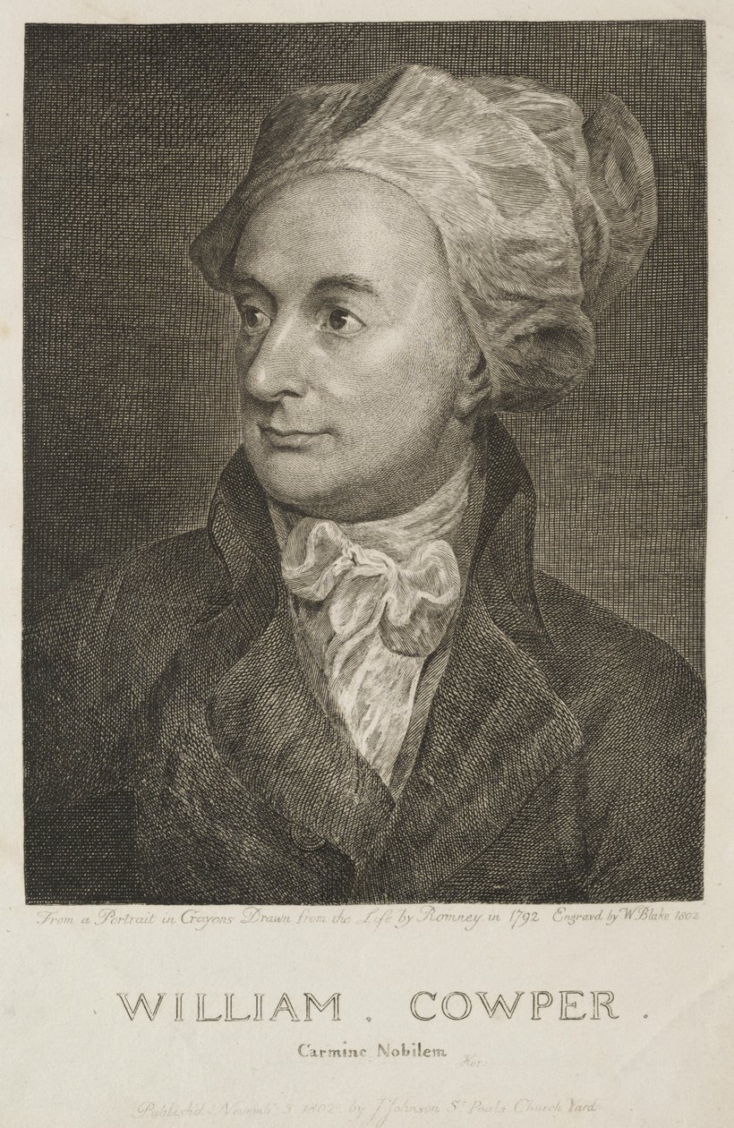 William Cowper, 1802 von William Blake