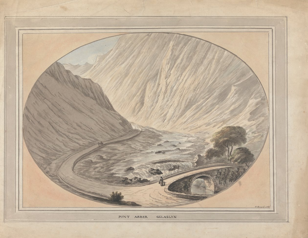 Pont Aber Glaslyn von William Burgess