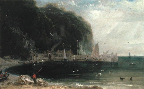 Clovelly im Bristolkanal, ca. 1813 von William Daniell