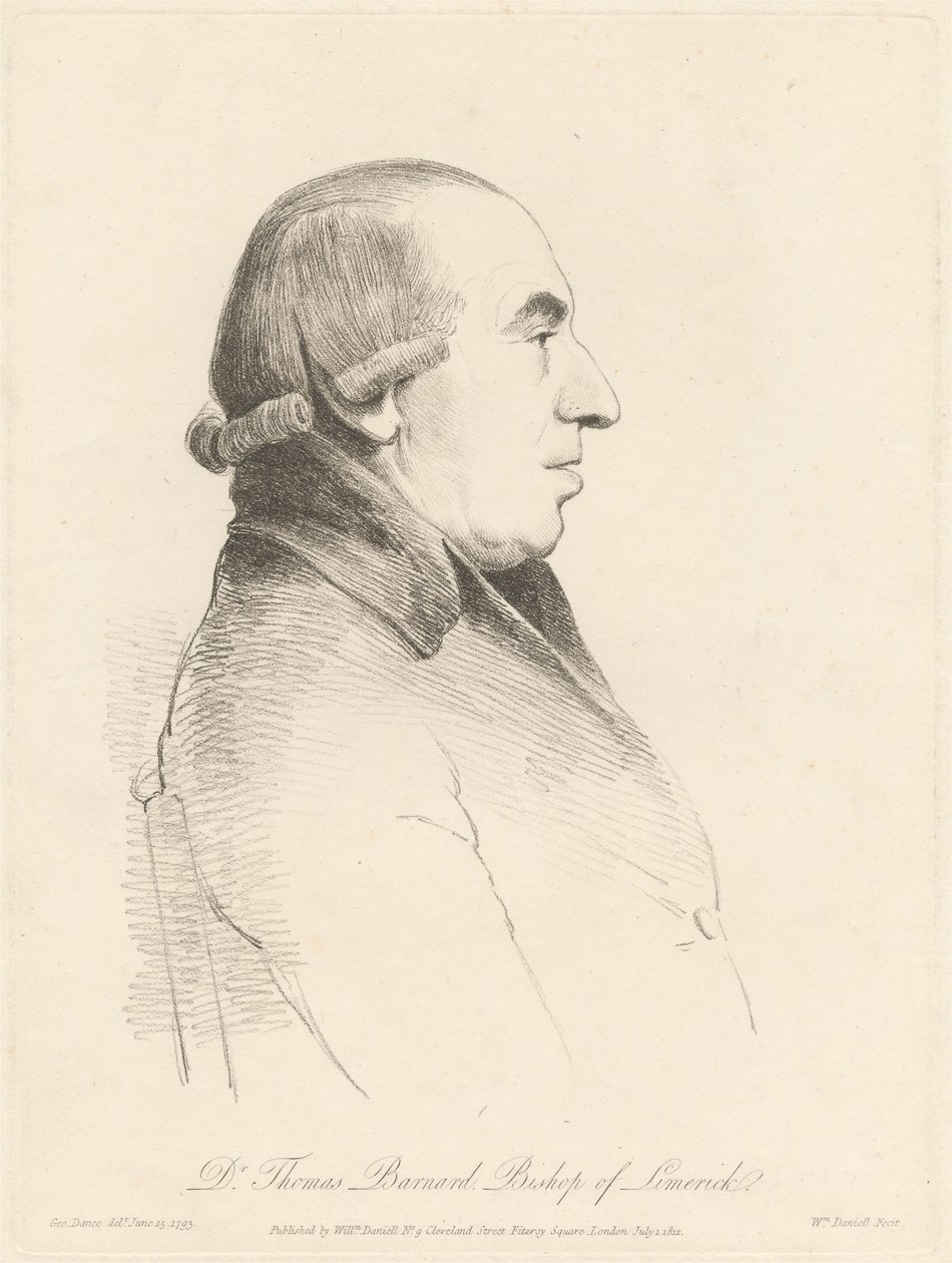 Dr. Thomas Barnard, Bischof von Limerick von William Daniell