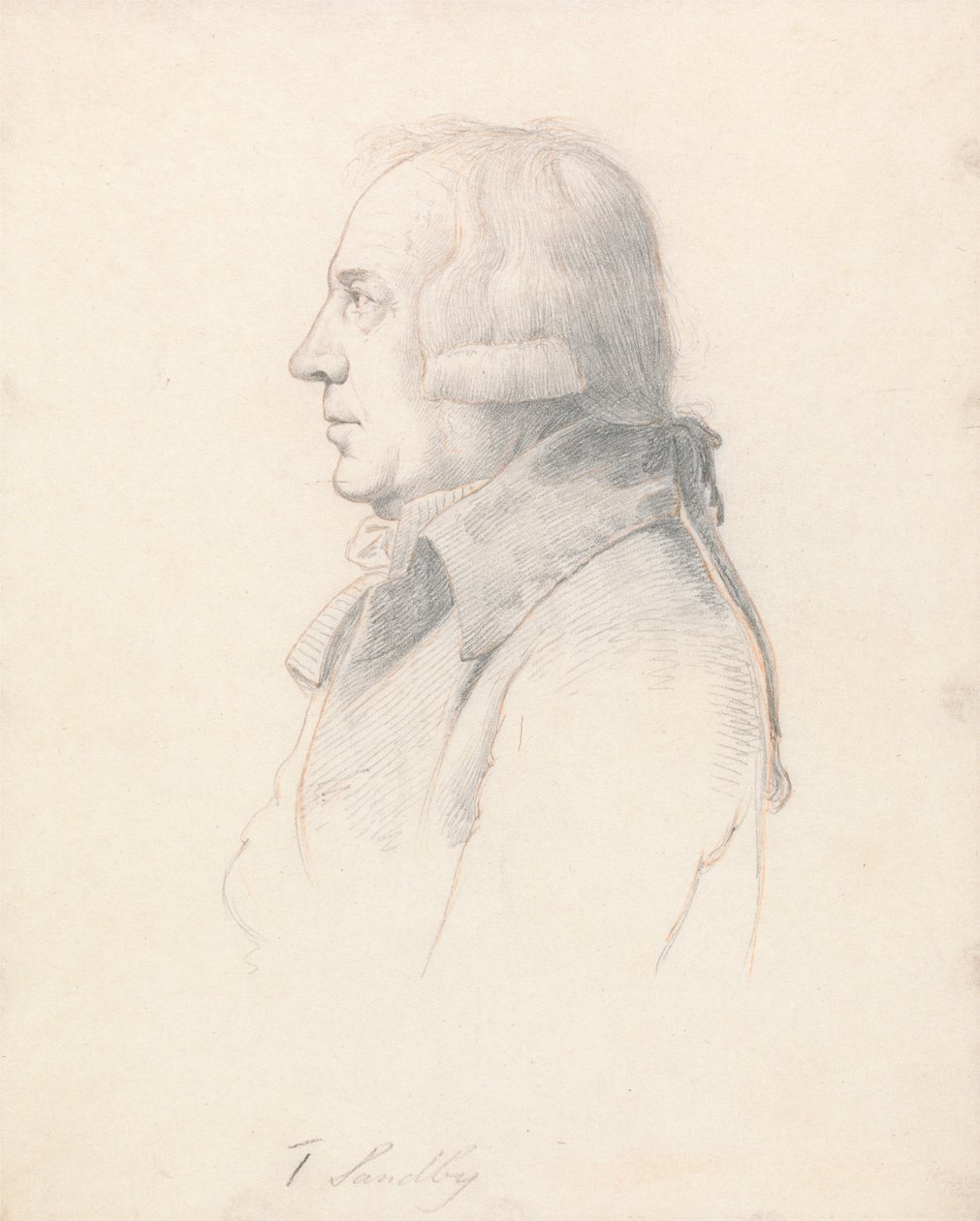 Porträt von Thomas Sandby von William Daniell
