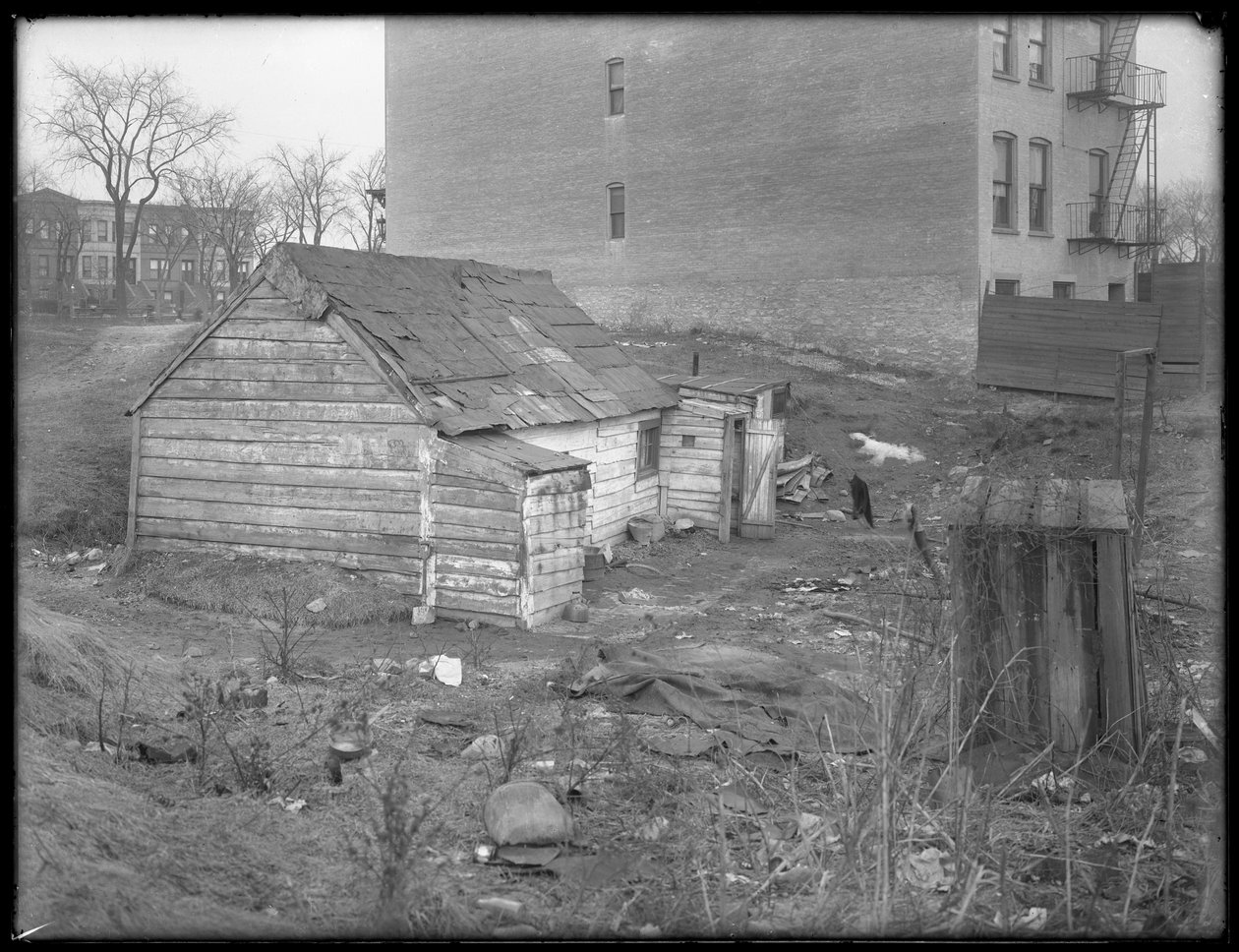 K.E. Barry Squatterhütte, Ort unbekannt, ca. 1911 von William Davis Hassler
