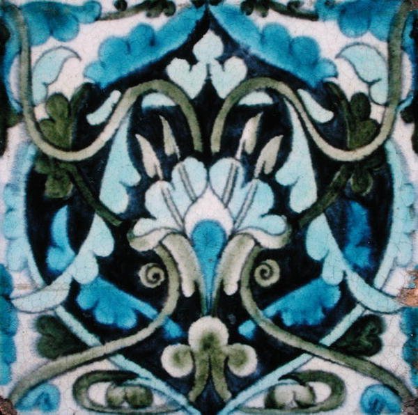 Fliese mit persischem Design von William de Morgan