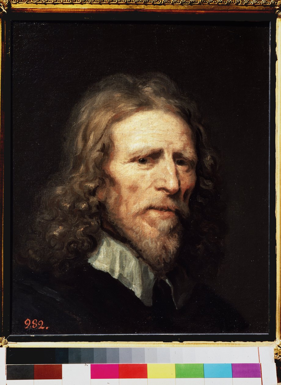 Porträt von Abraham van der Doort, holländischer Künstler von William Dobson