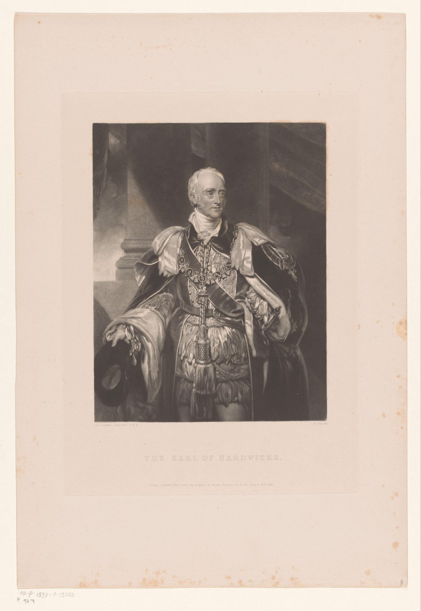 Porträt von Philip Yorke, gekleidet als Ritter des Hosenbandordens von William Giller