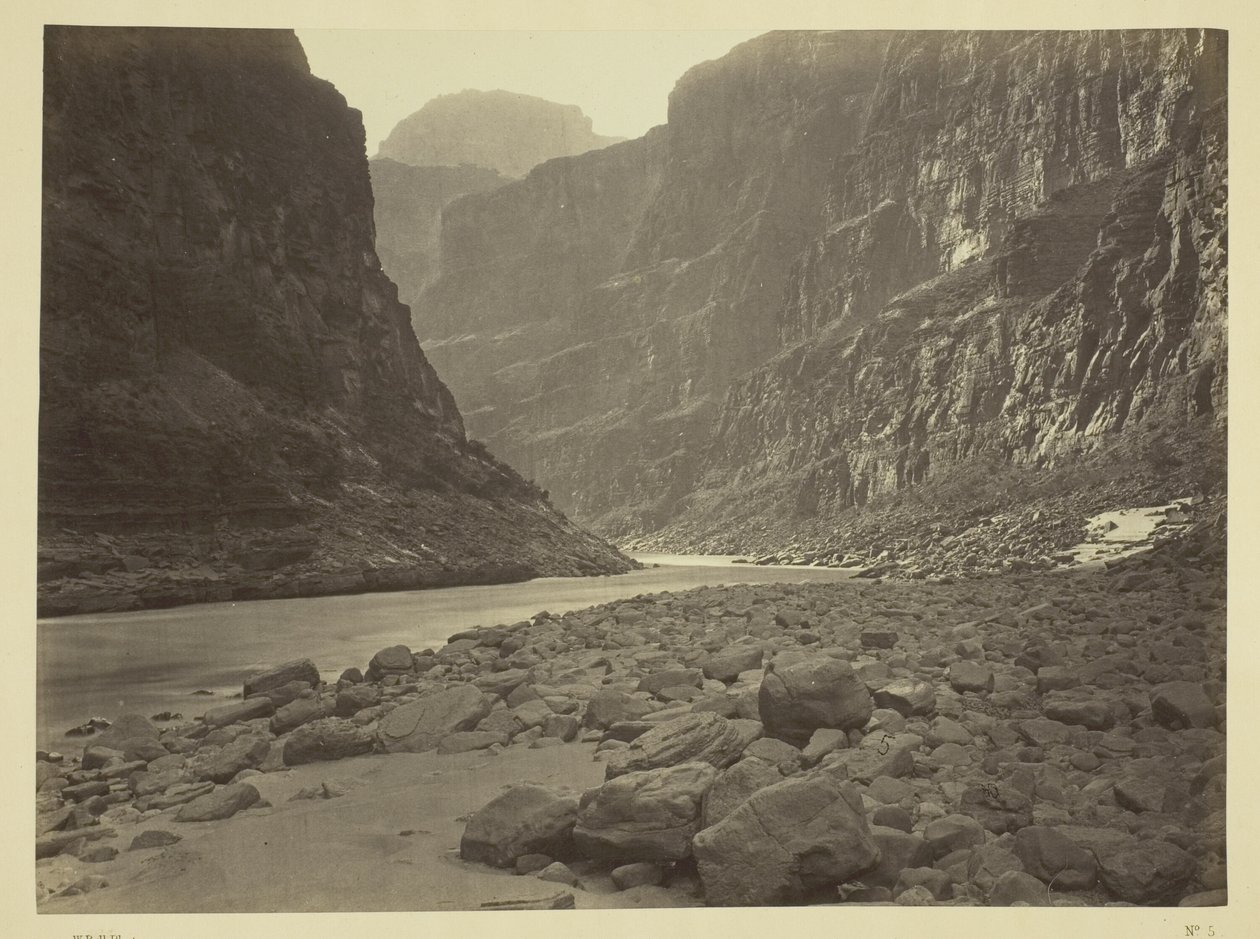 Colorado River, Mündung des Kanab Wash, Blick nach Westen von William H. Bell