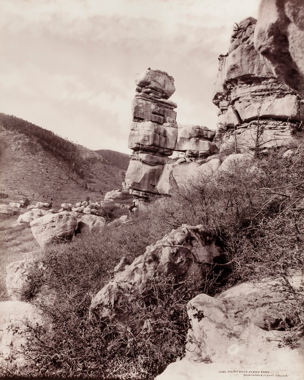 Pulpit Rock, Perry Park von William H. Jackson