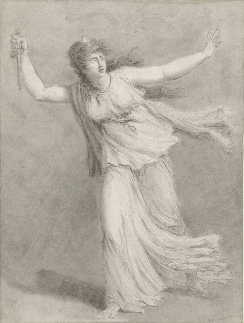 Schauspielerin Sarah Siddons in der Rolle der Euphrasia von William Hamilton