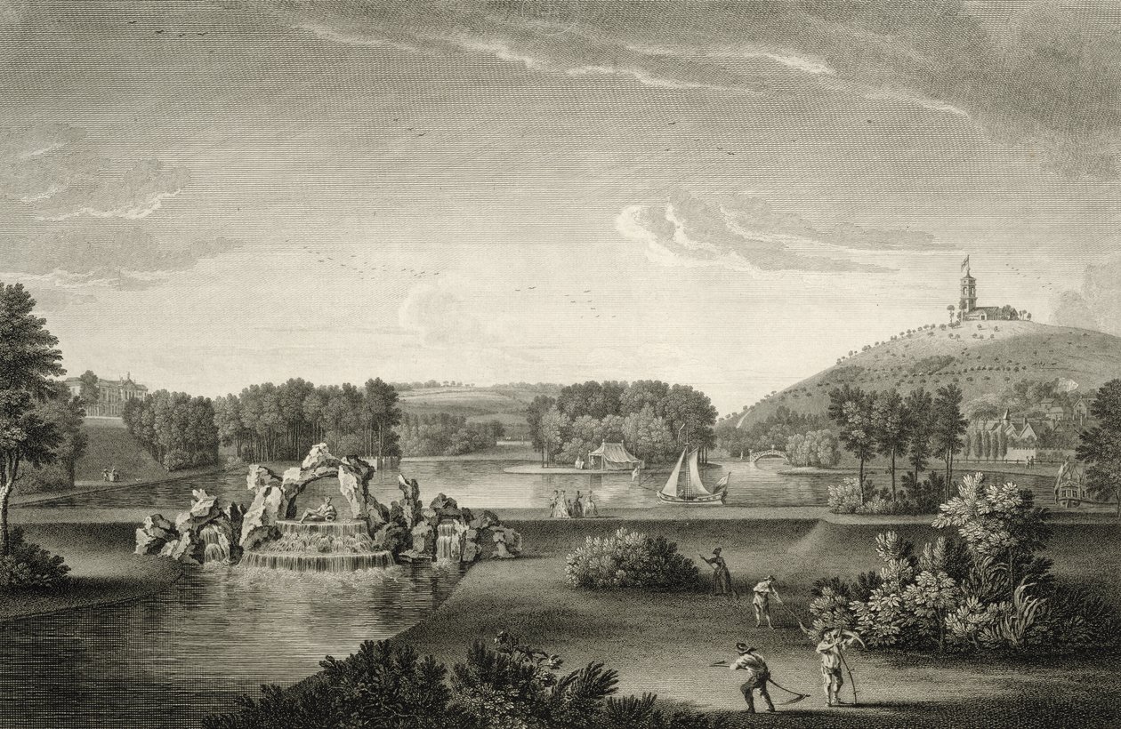 West Wycombe Park, graviert von William Woollett von William Hannan