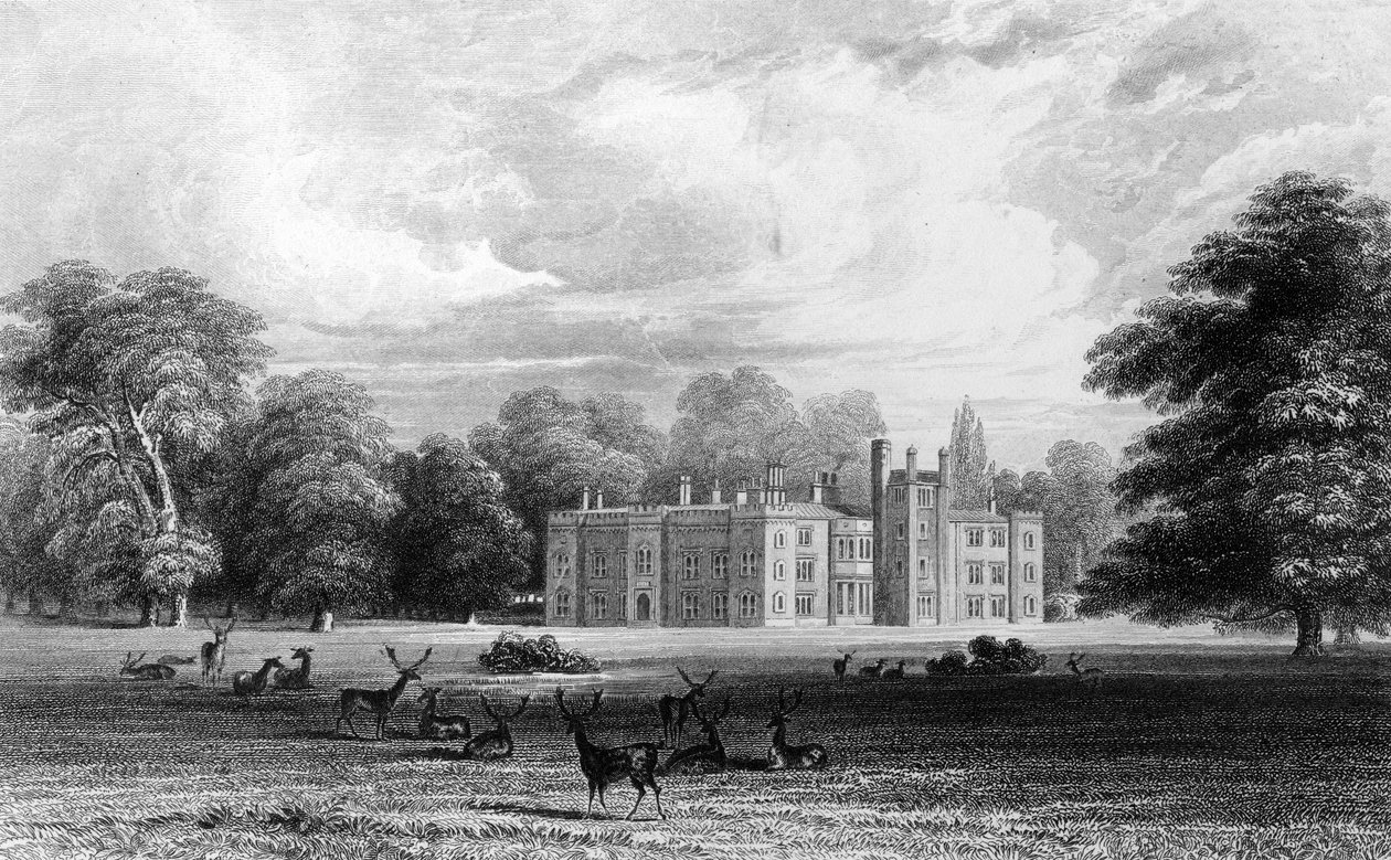 Bell House, Aveley, Essex, graviert von John Carr Armytage, 1832 von William Henry Bartlett