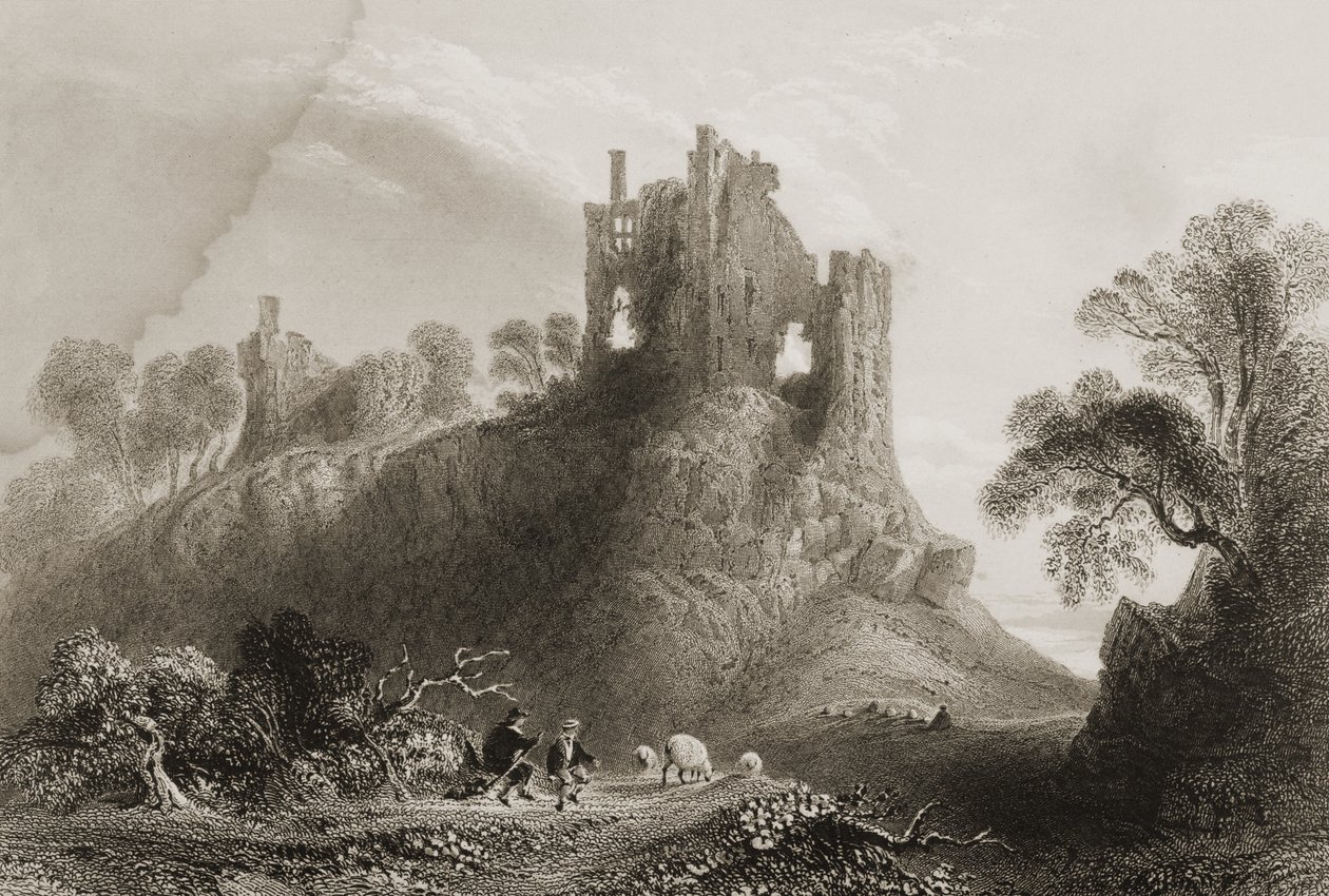 Carrigogunnell Castle, nahe Limerick, County Limerick, Irland, aus 