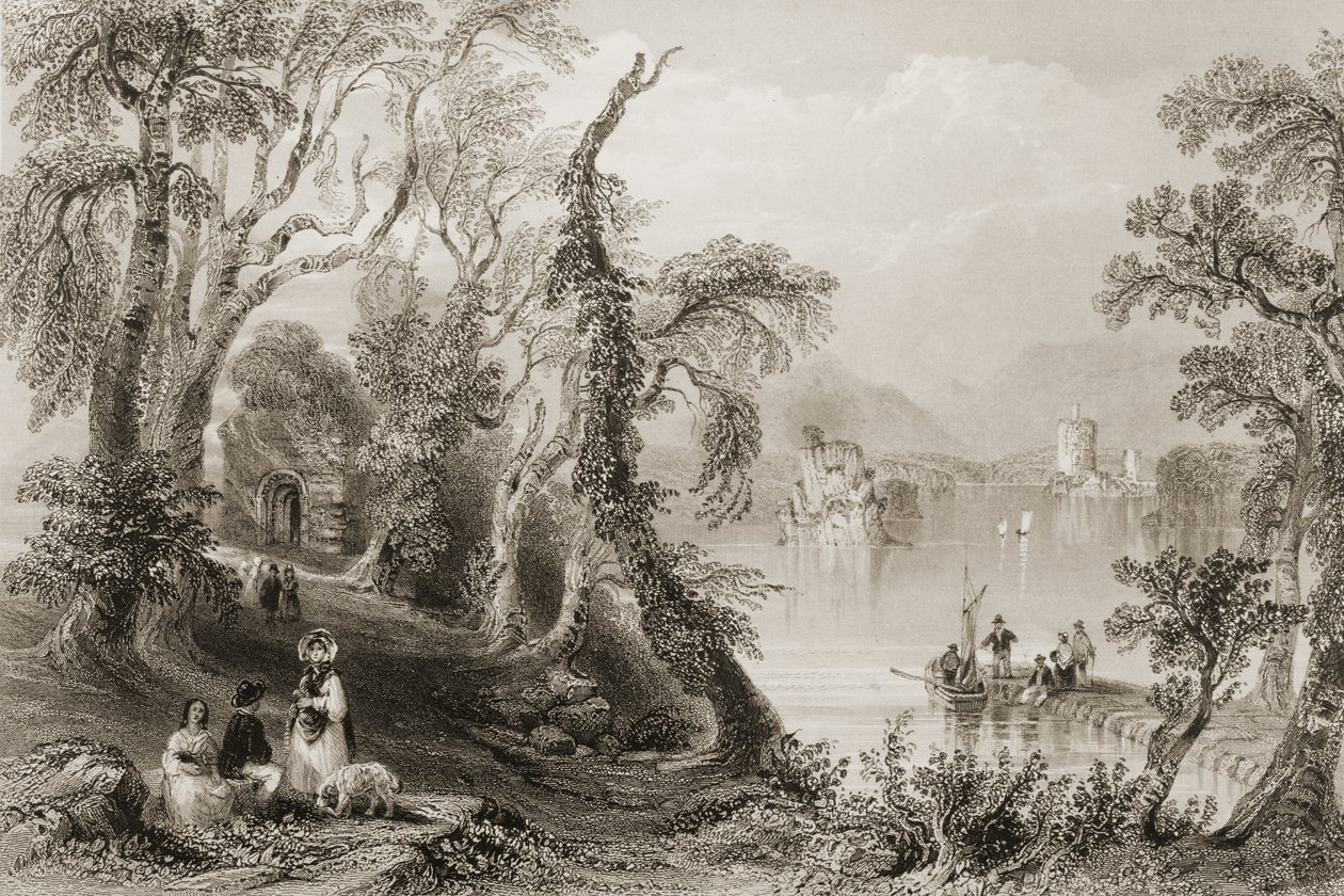 Innisfallen, Killarney-See, County Killarney, aus 