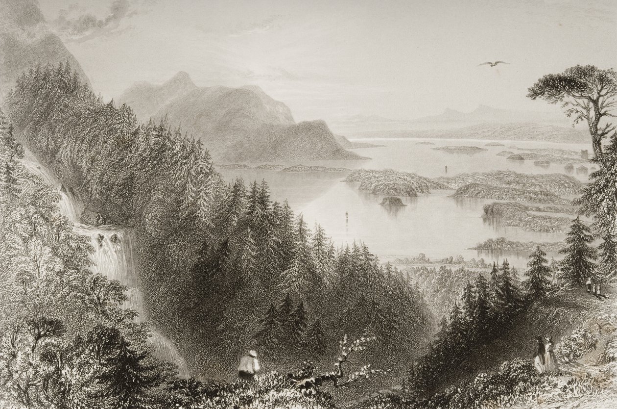 Unterer und Türkensee, County Killarney, Irland, aus 