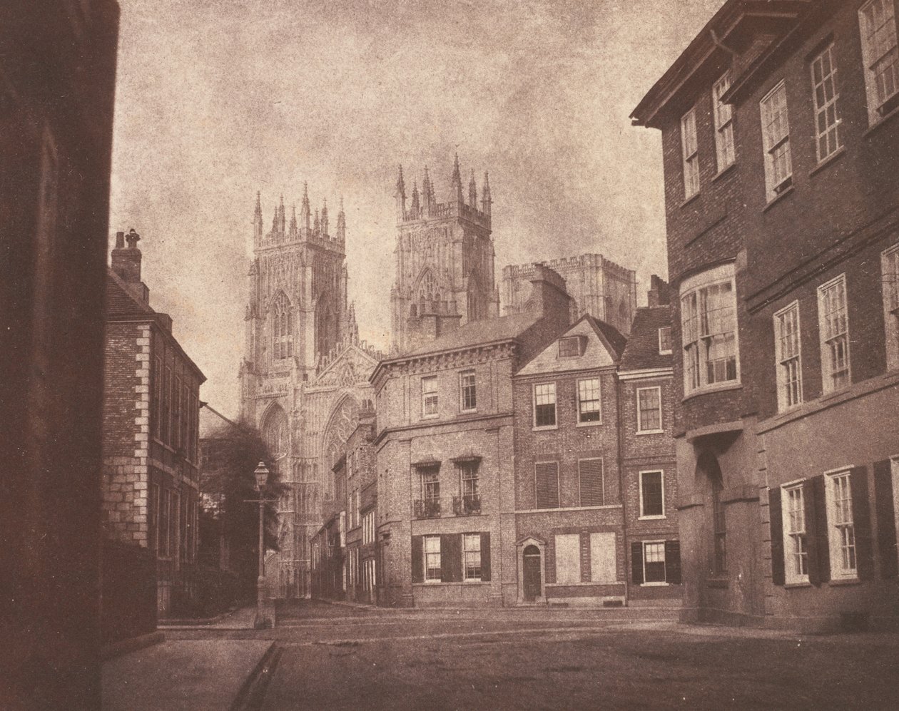 Eine Szene in York: York Minster von Lop Lane, 1845 von William Henry Fox Talbot