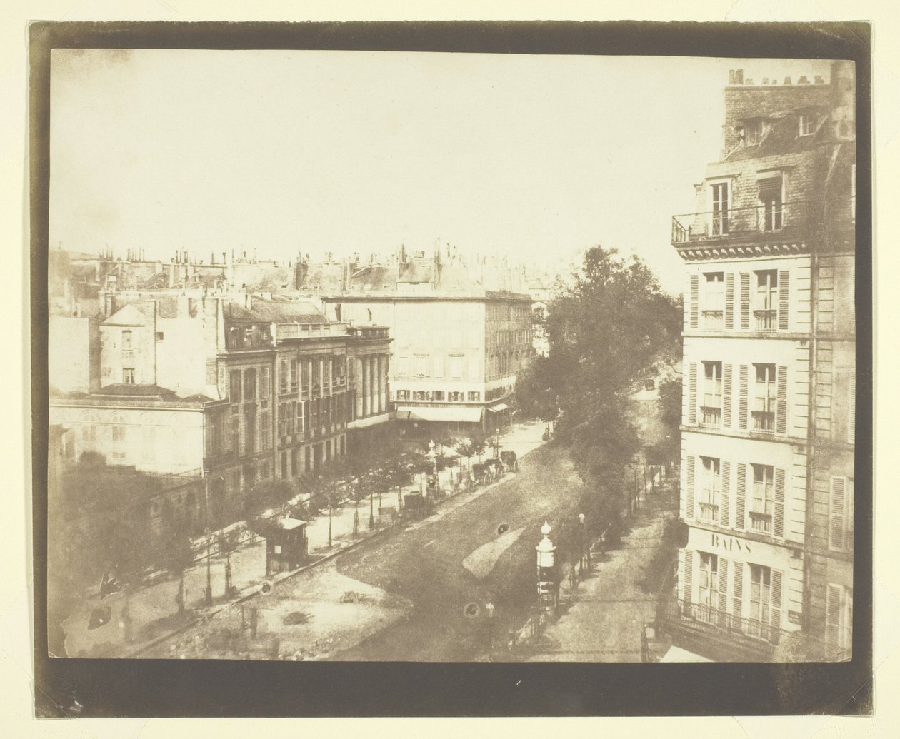 Ansicht der Boulevards in Paris von William Henry Fox Talbot