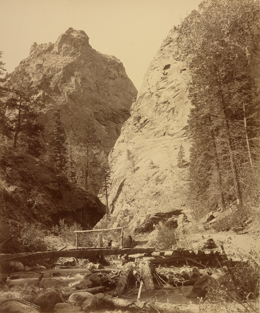 South Cheyenne Canyon von William Henry Jackson