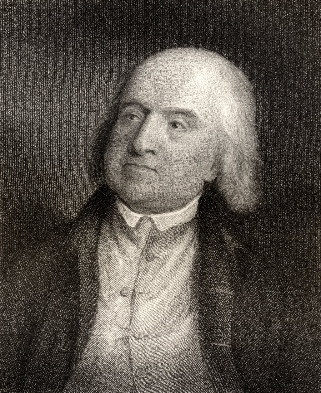 Jeremy Bentham, graviert von S. Freeman (1773-1857) aus 