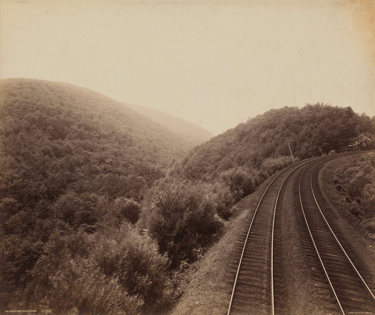 Musconetcong-Kurve, ca. 1895 von William Herman Rau