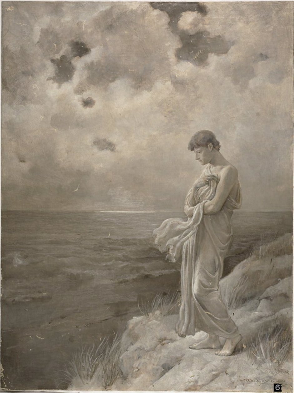 Sonett: "Wenn ich fürchte, dass ich aufhören könnte zu sein", 1887 von William Hicok Low