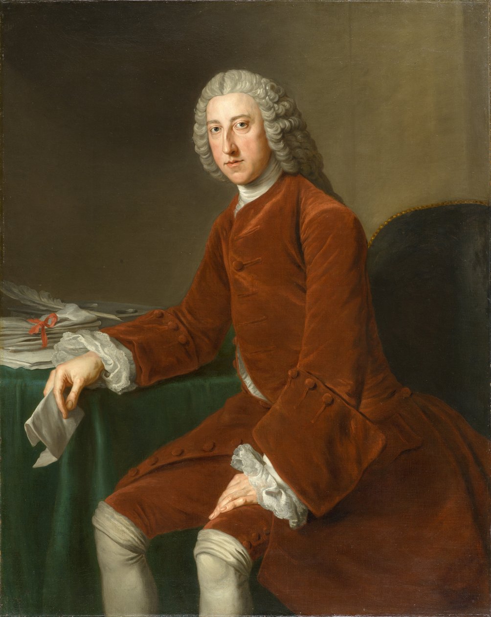William Pitt, später erster Earl von Chatham (1708-1778), ca. 1754 von William Hoare