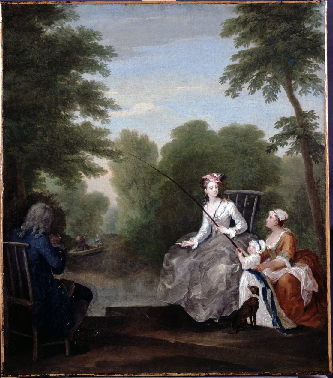 Eine Angelpartie von William Hogarth