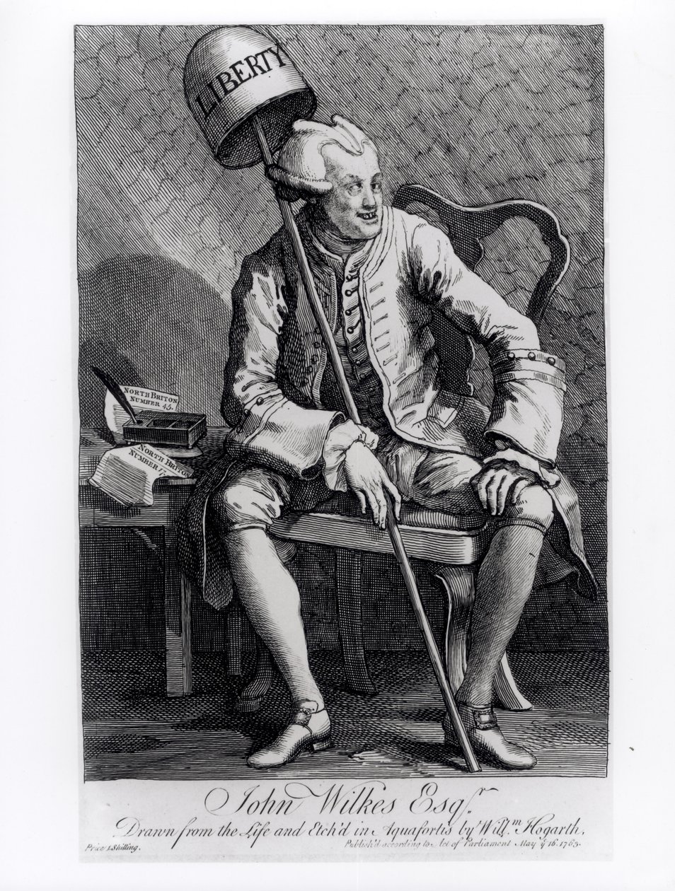 John Wilkes (1727-97) von William Hogarth