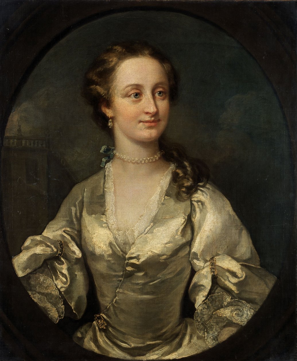 Porträt einer jungen Frau von William Hogarth