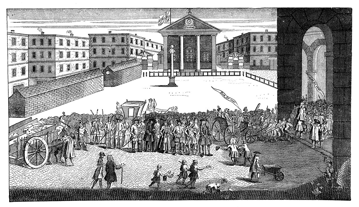Richs Ruhm: oder sein triumphaler Einzug in Covent Garden, 1732 von William Hogarth