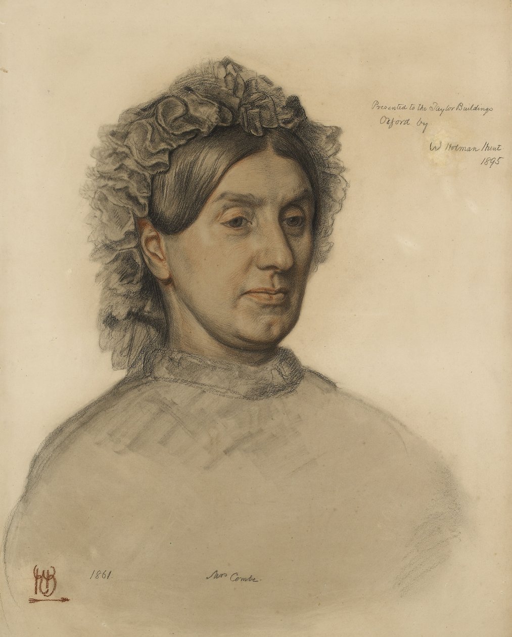 Mrs. Thomas Combe (1806-1893) von William Holman Hunt