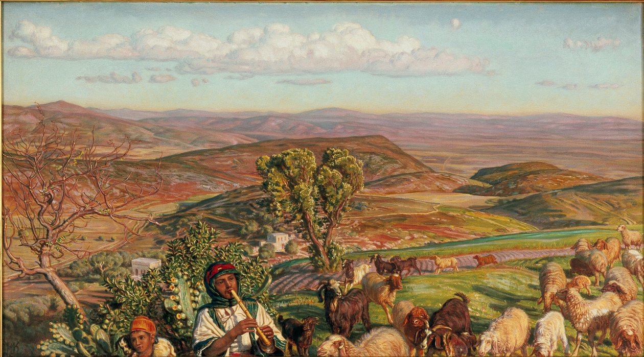 Ebene von Esdraelon von den Höhen über Nazareth, 1876 von William Holman Hunt