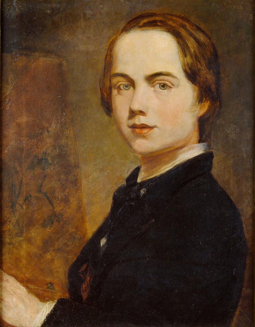 Selbstporträt im Alter von 14 Jahren, 1841 von William Holman Hunt