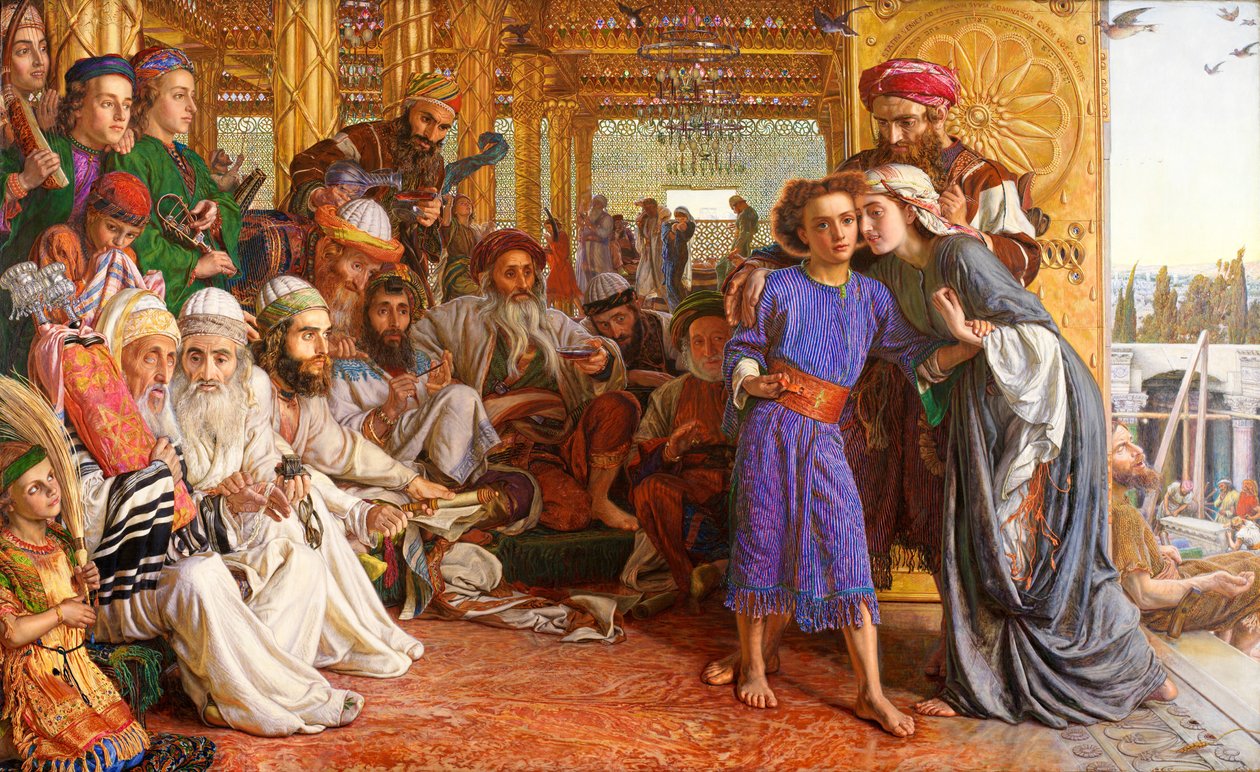Das Finden des Erlösers im Tempel von William Holman Hunt