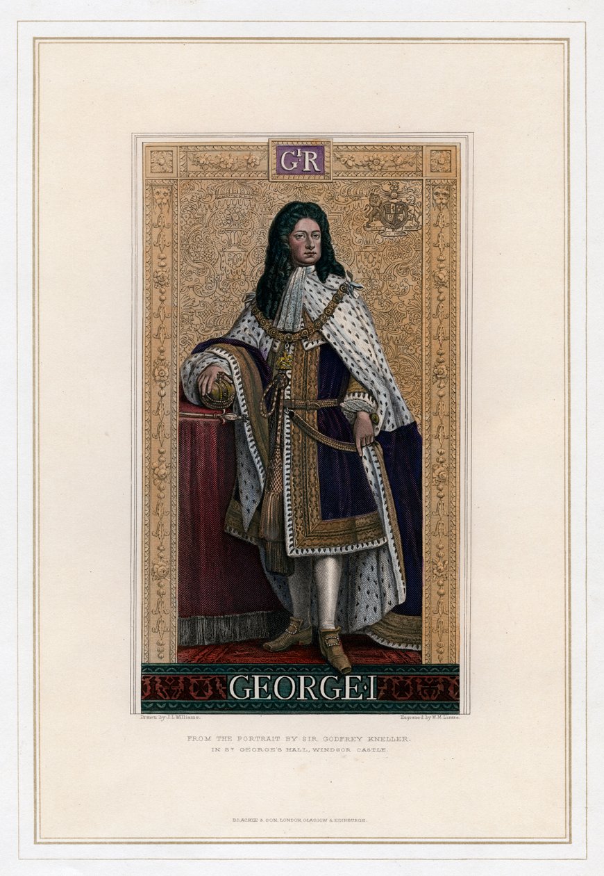 Georg I., König von Großbritannien von William Home Lizars