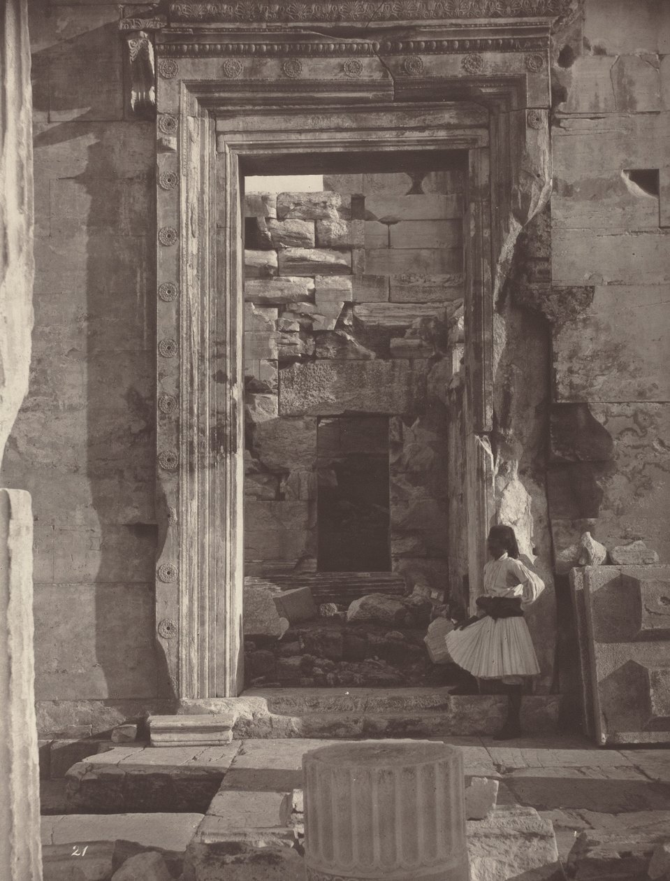 Die Akropolis von Athen, Tafel 21 von William James Stillman