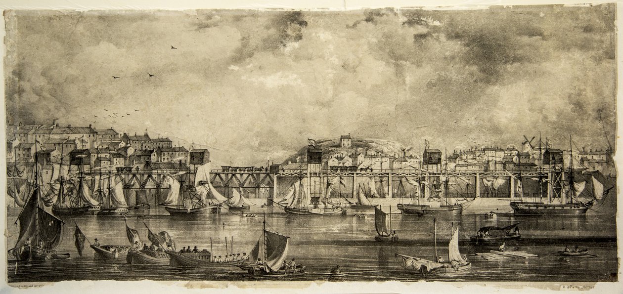 Die Einweihung der Stanhope und Tyne Drops, South Shields, September 1834 von William Kidd